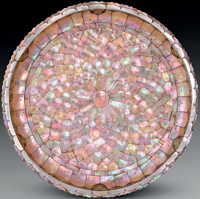 Gujarat mother-of-pearl charger