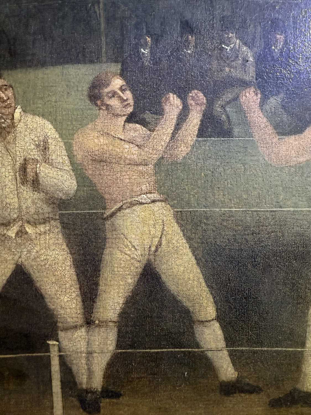Carter Oliver boxing painting