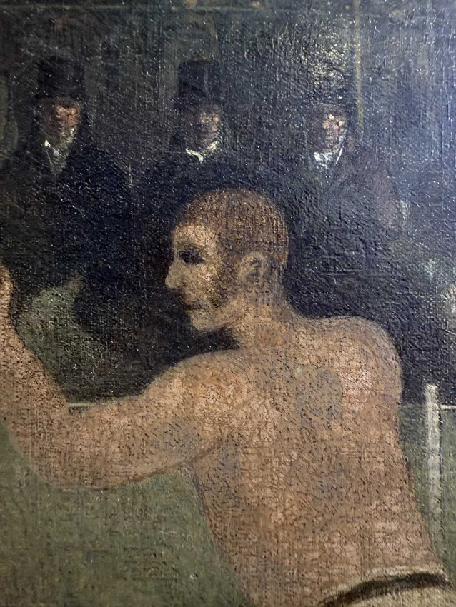 Carter Oliver boxing painting