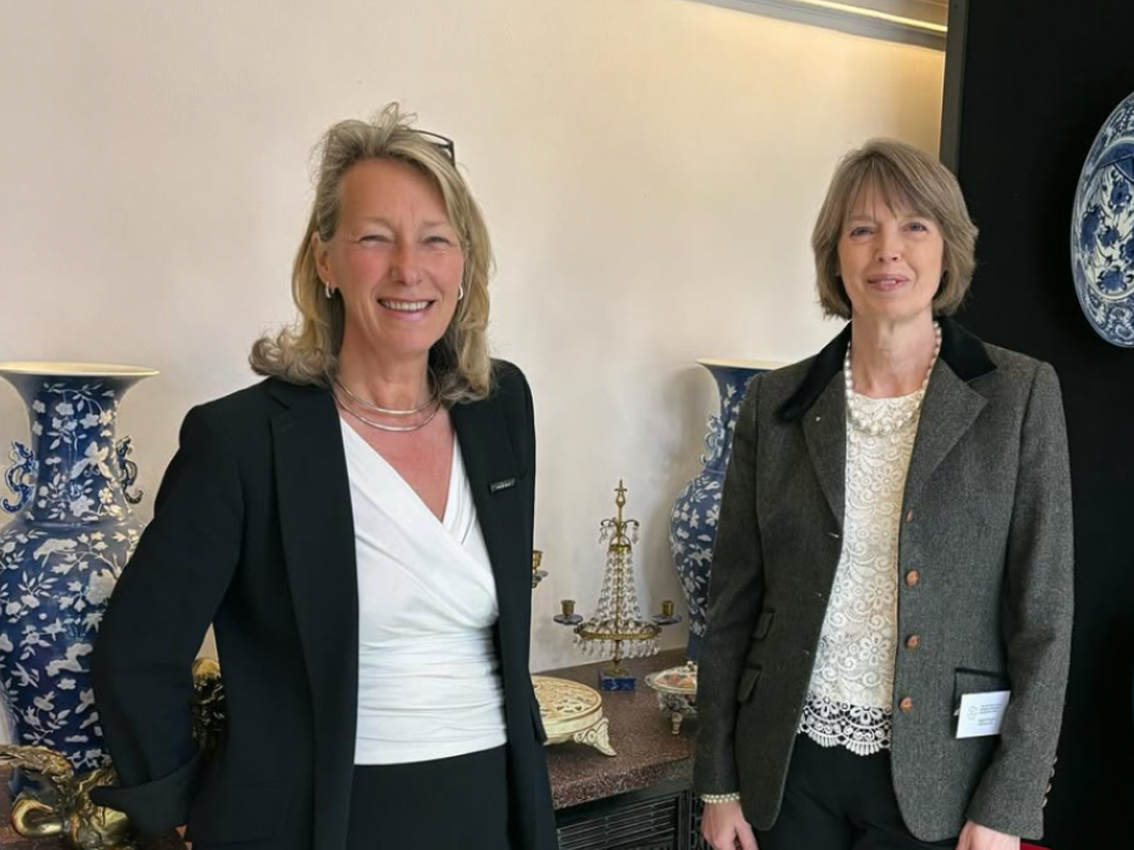 Louise Phillips with Ingrid Nilson