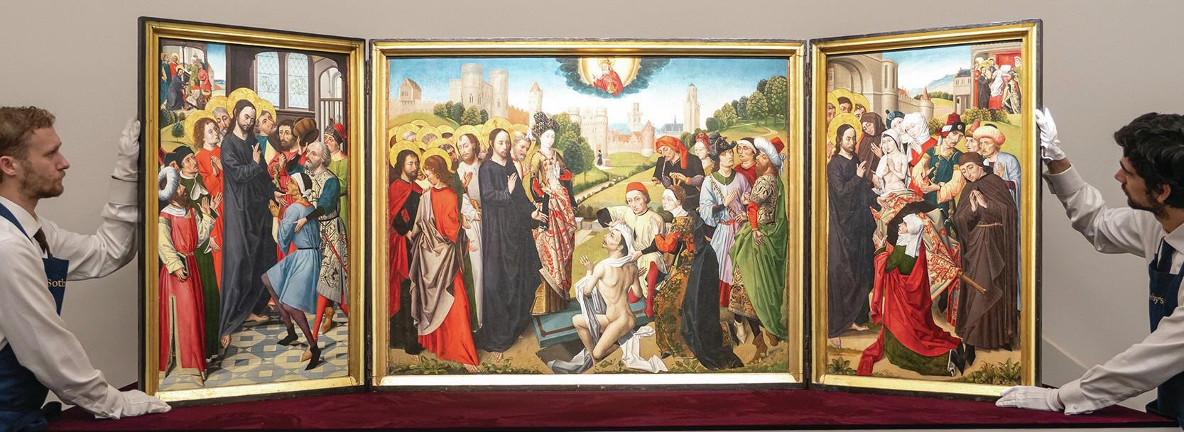 Triptych with the Five Miracles of Christ