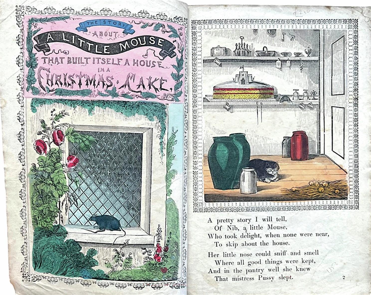 A 19th century Christmas story book