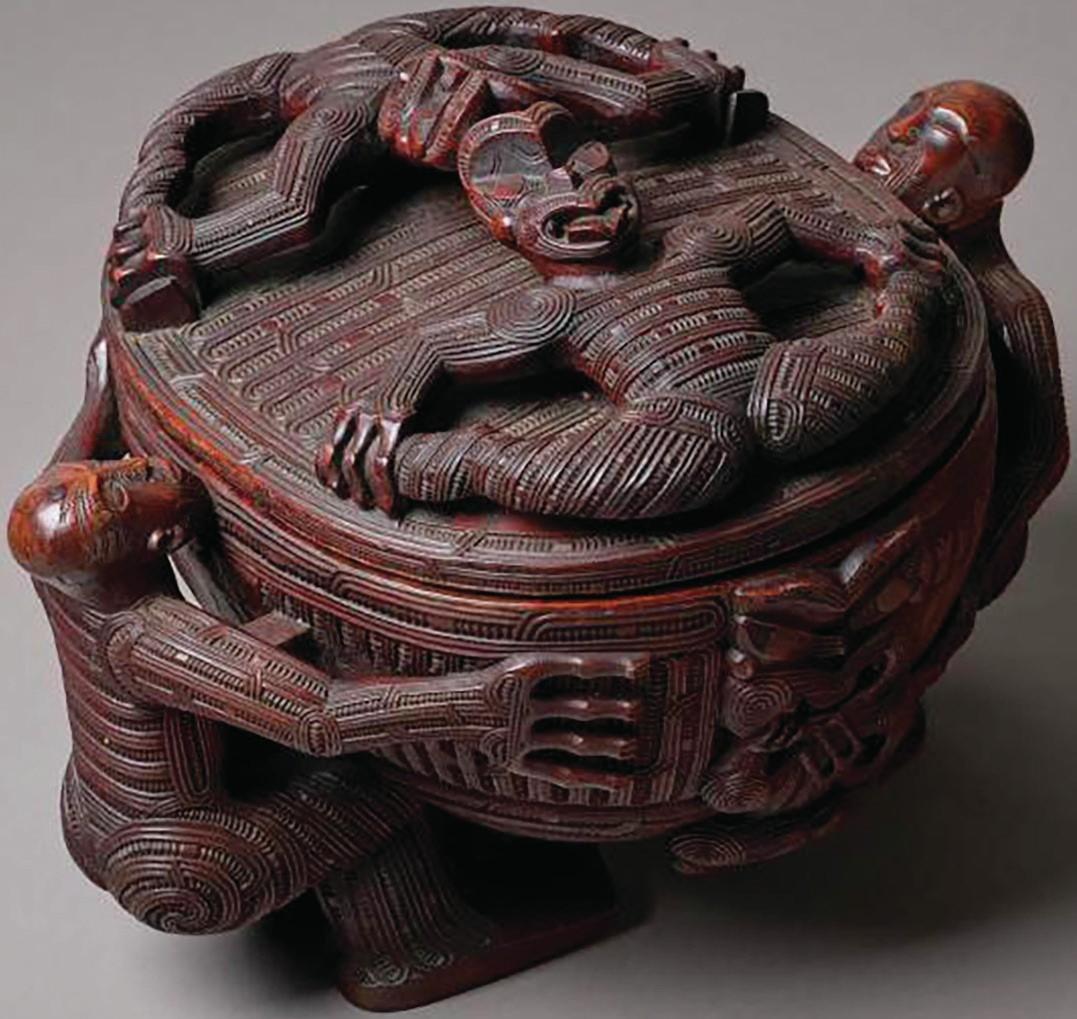 Polynesian wooden bowl
