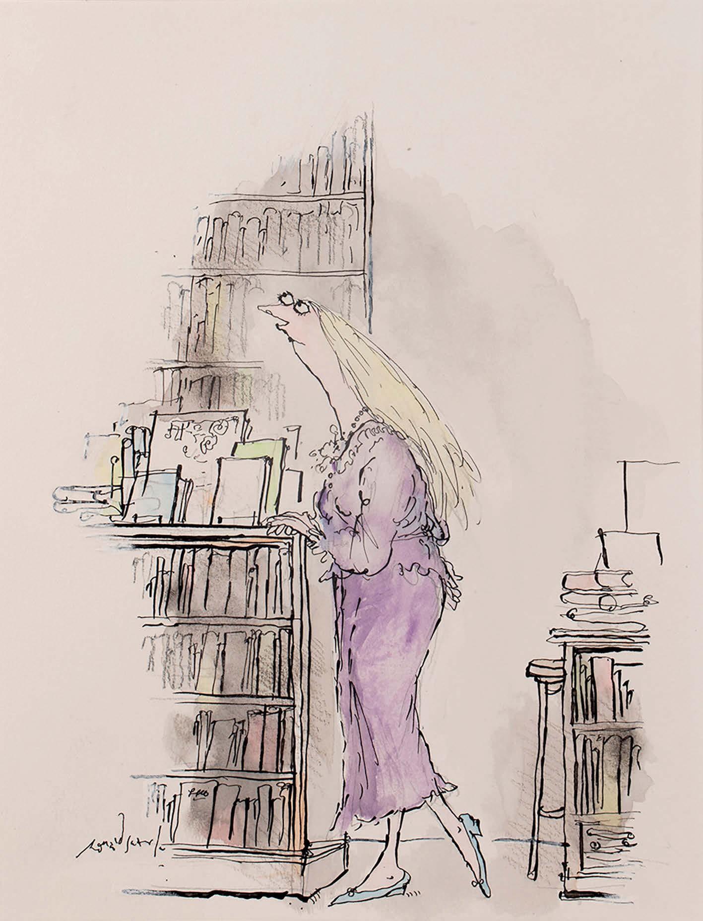 Ronald Searle illustration