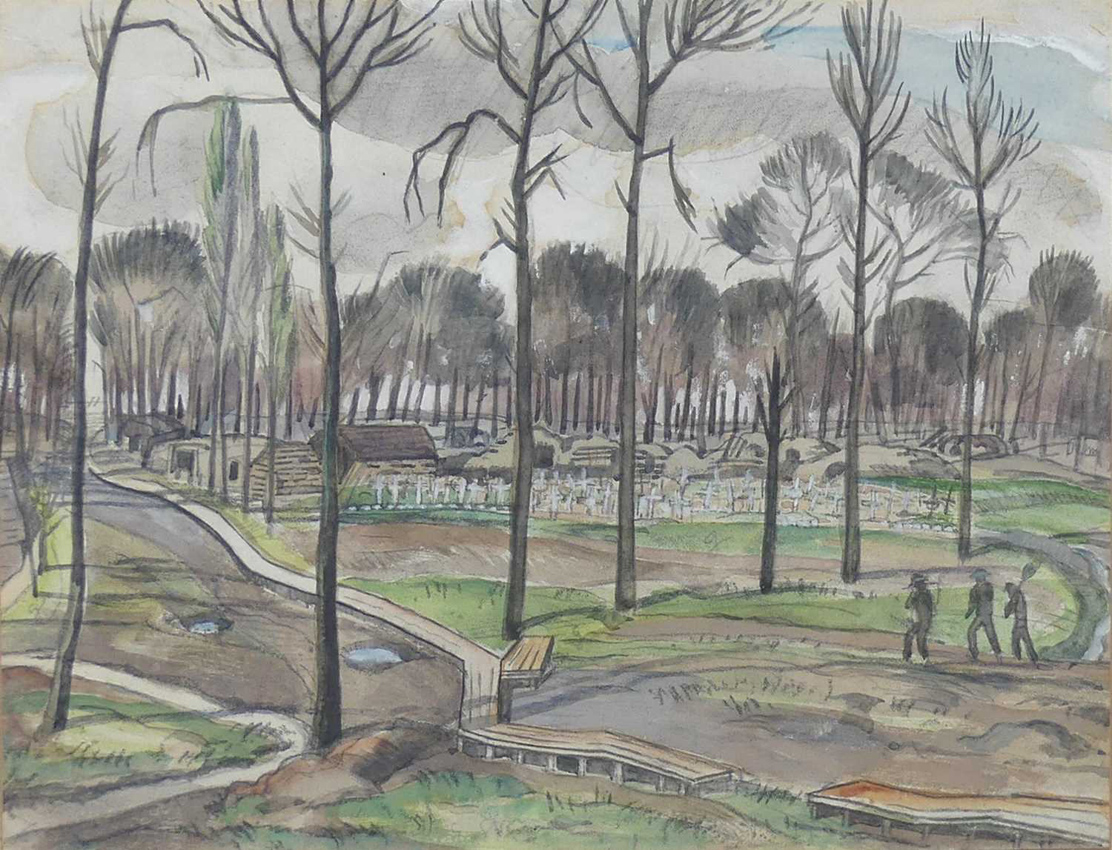 Near the Somme by Paul Nash