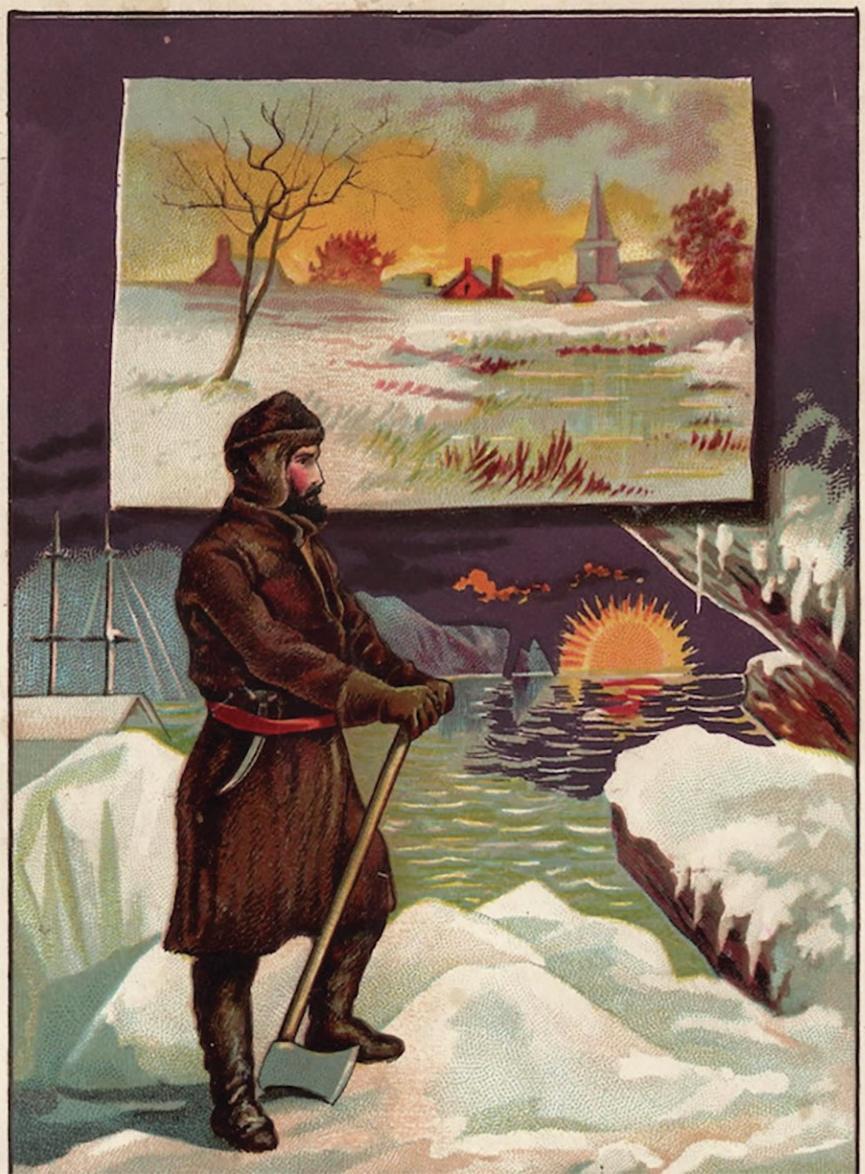 A chromolitho trade card