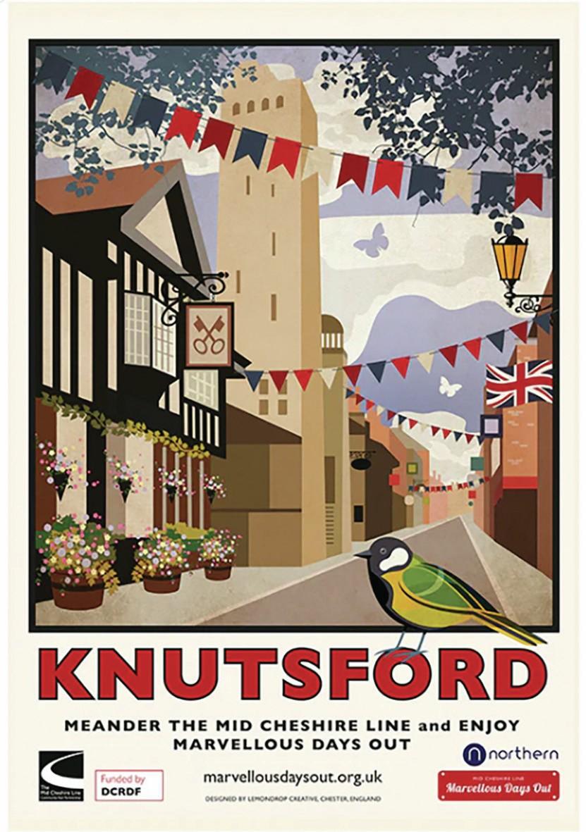 A poster promoting Knutsford