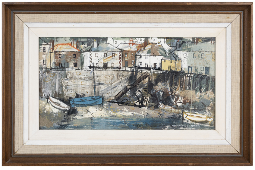 Mousehole harbour by George Hammond Steel