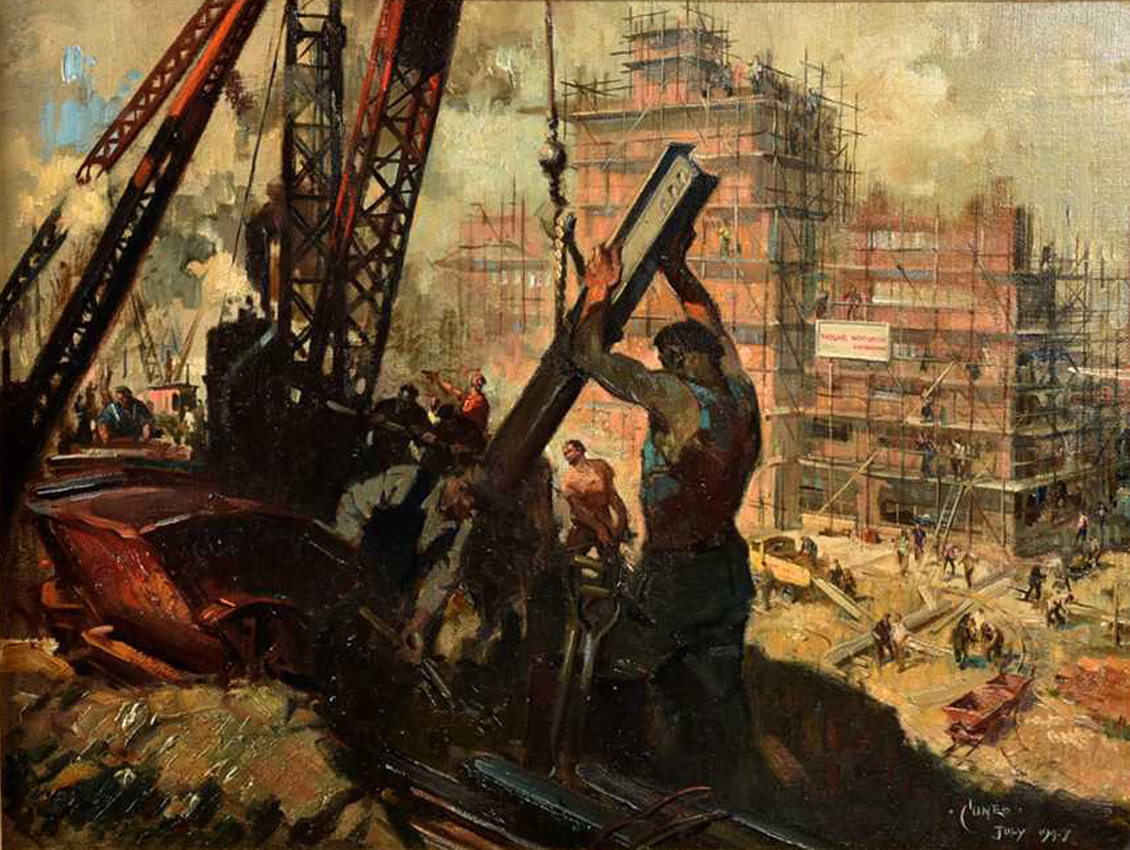 Terence Cuneo industrial scene