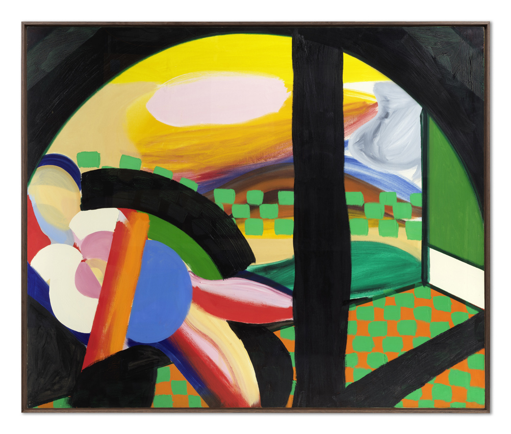 Mrs Acton in Delhi by Howard Hodgkin