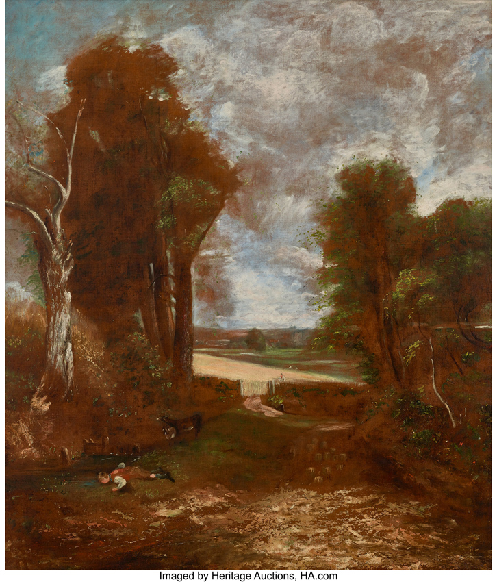 The Cornfield by John Constable