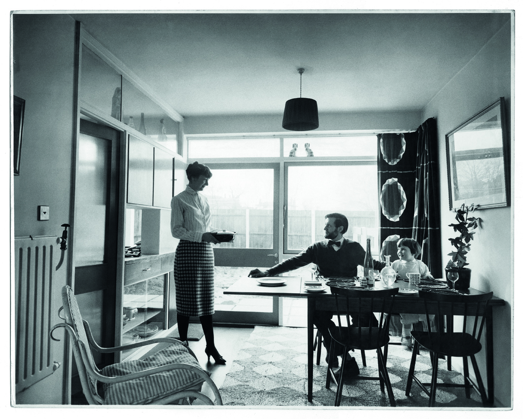 Michael Rand at home with family