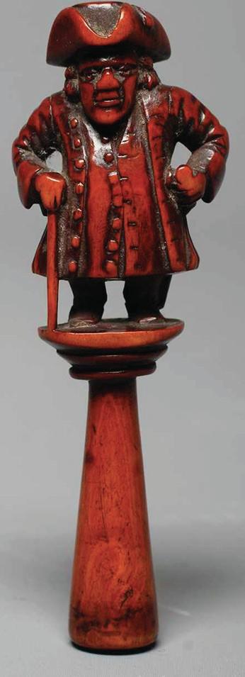 Treen tobacco stopper