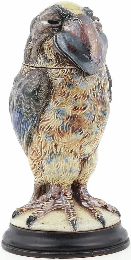 A 1897 Martin Brothers Wally bird jar