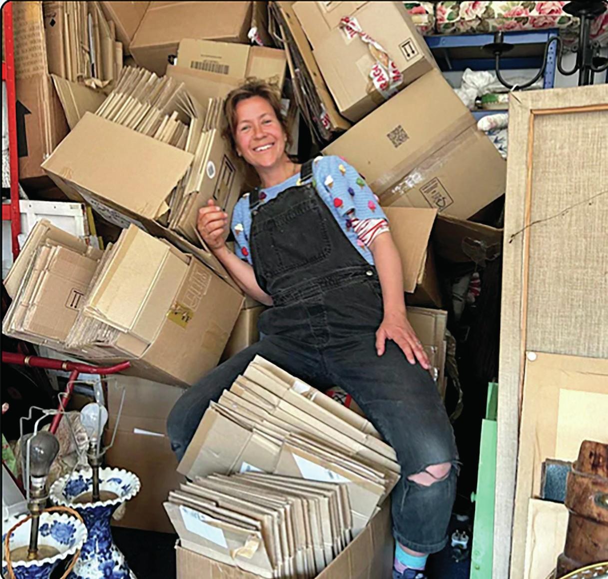 Antiques dealer Natalia Rawley