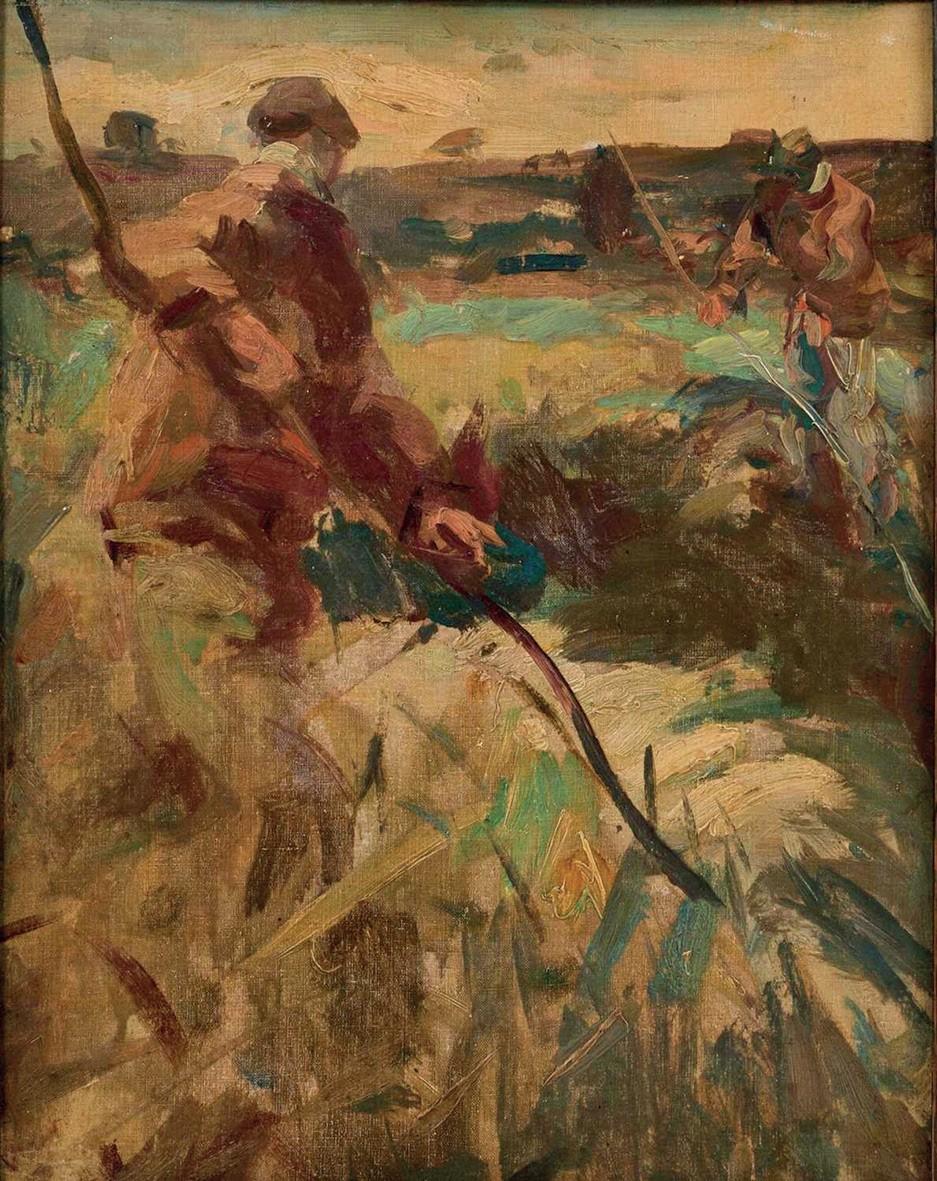 Marsh Dyking by Harry Becker