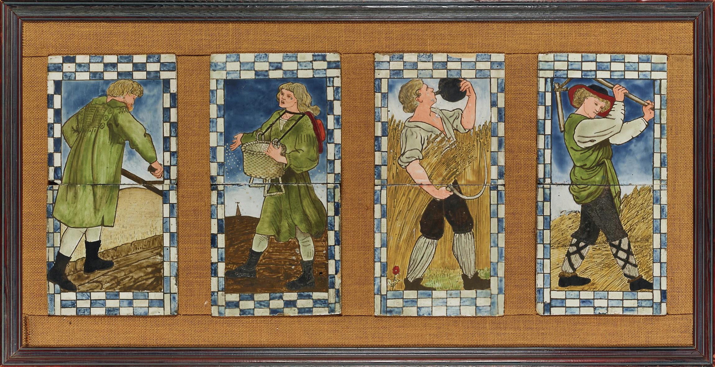 Morris & Co tile panels
