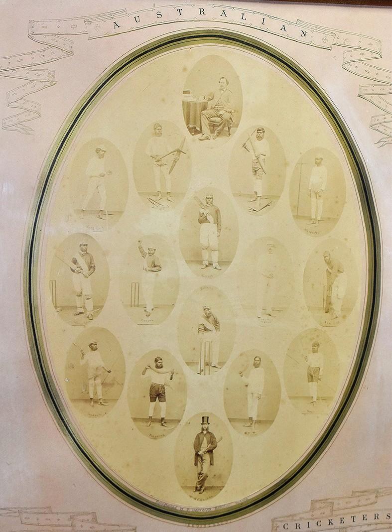 Australian Aboriginal cricket team poster