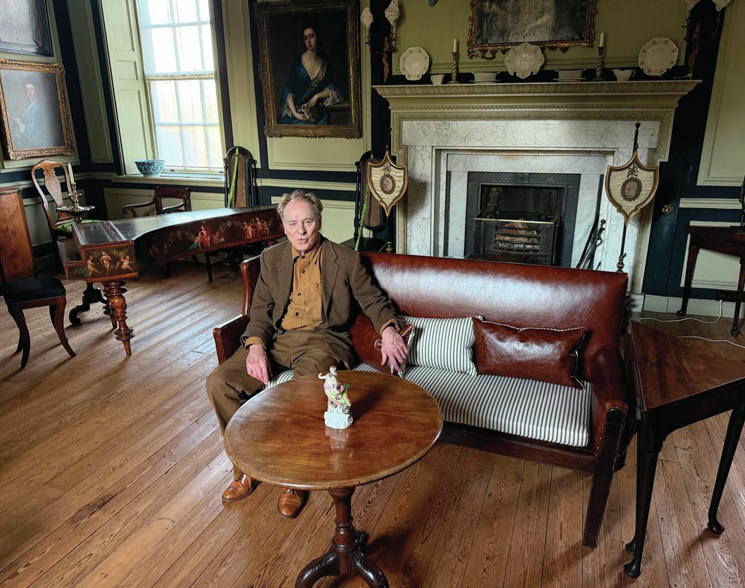 Robert Tucker in his home in Rochester