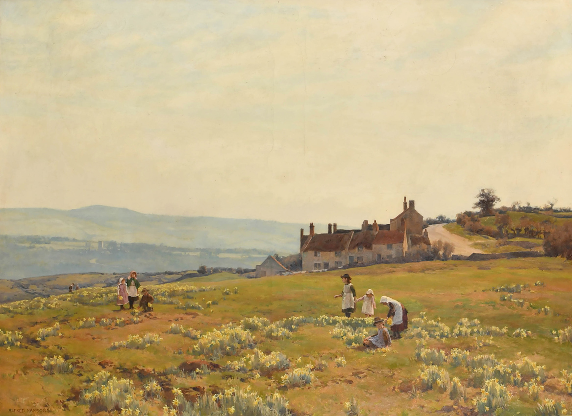 On Mendip by Alfred Parsons