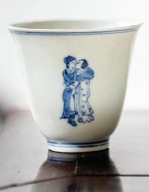 Ming period porcelain beaker