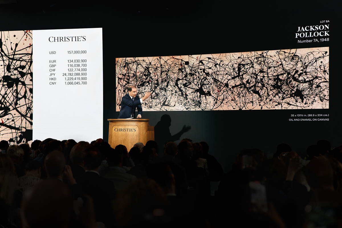 Christie’s auctioneer Adrien Meyer