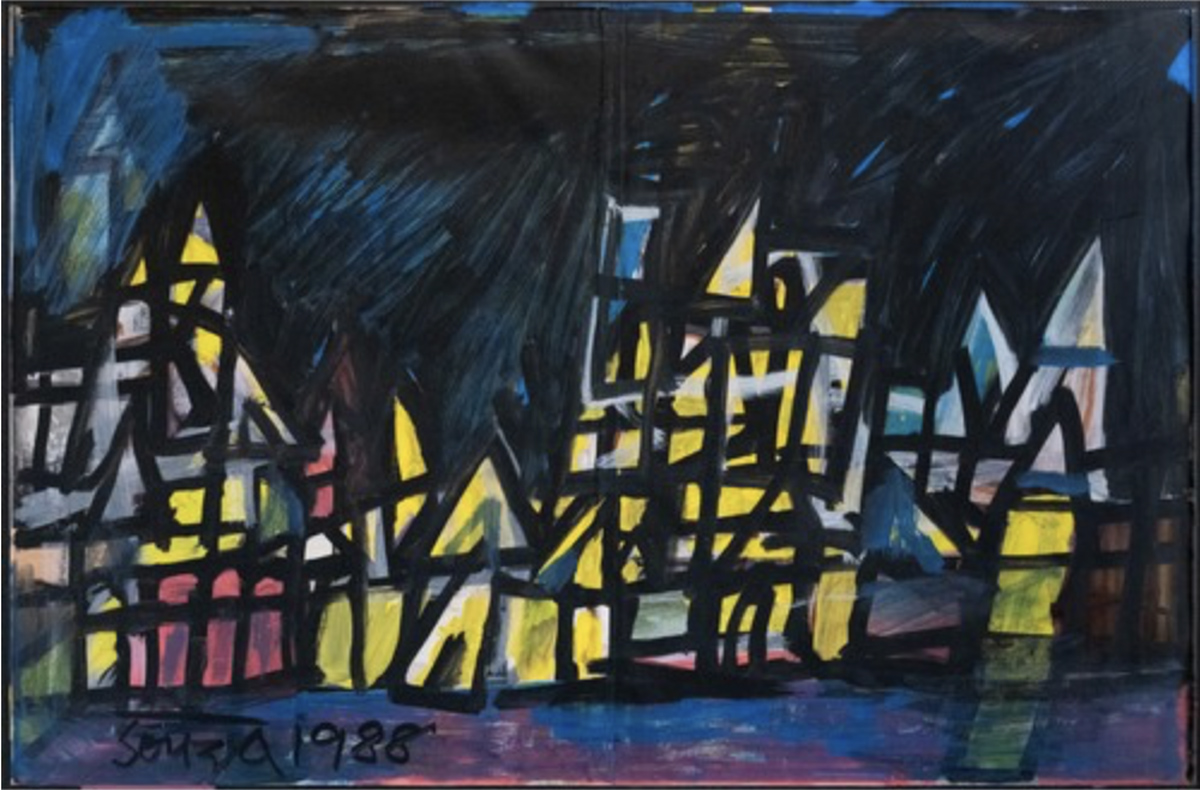 Cityscape by Francis Newton Souza