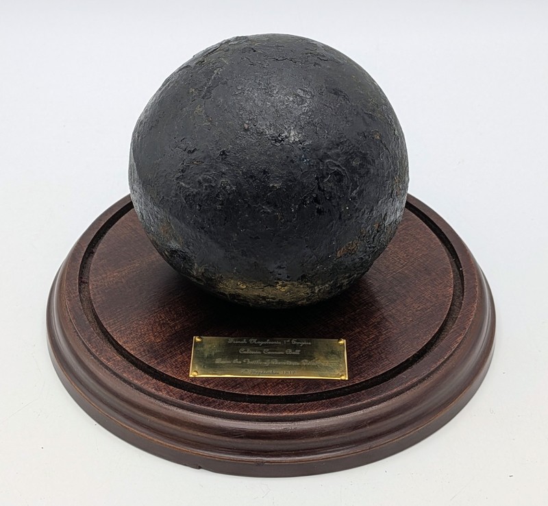 Napoleonic French cannon ball