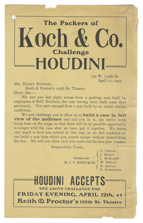 2746 AB US Potter Houdini