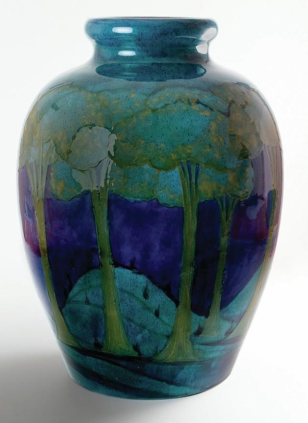 Moorcroft Moonlit Blue Landscape vase