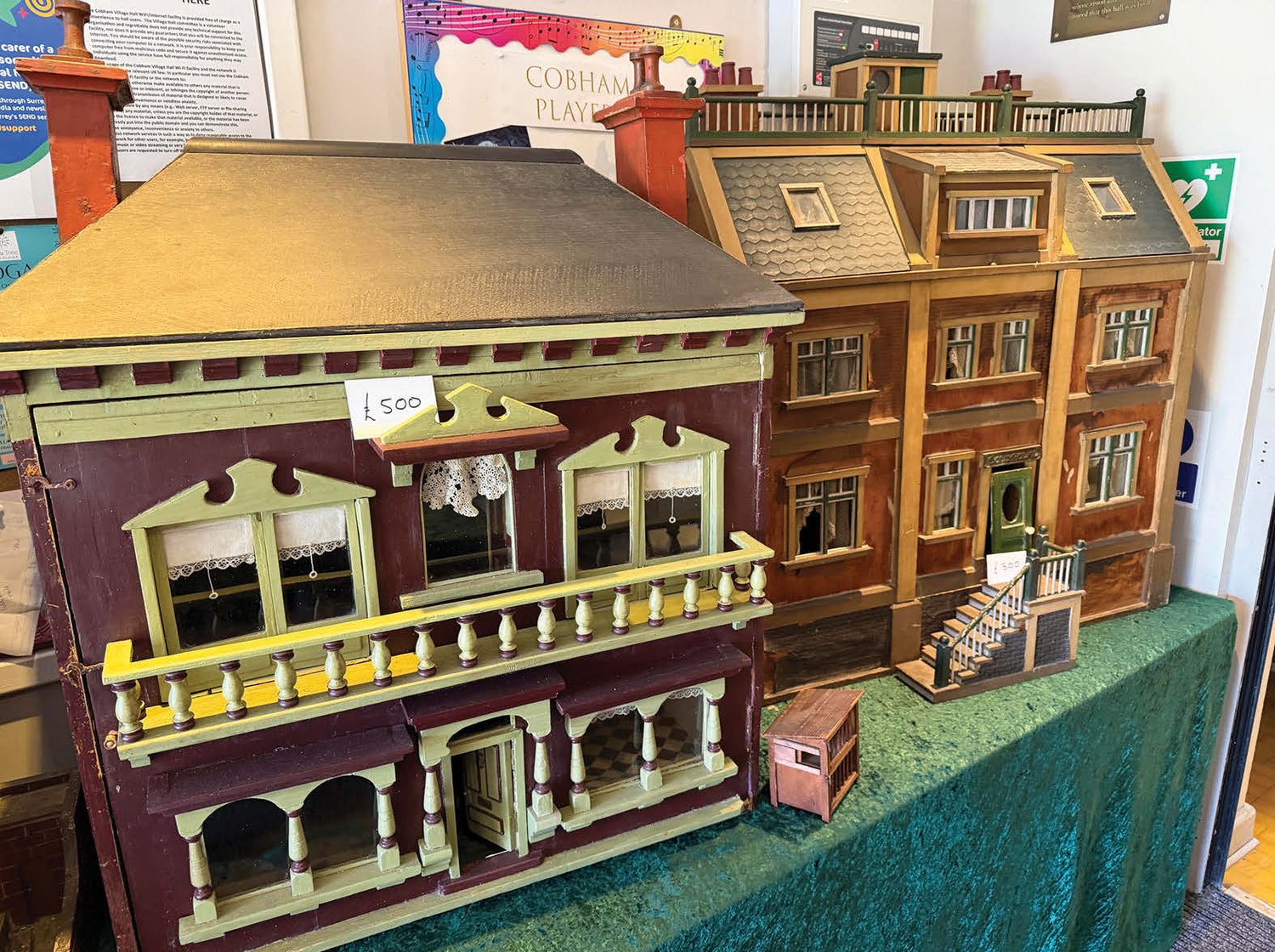 Dolls’ houses pictured at the specialist fair run in Cobham which is about to expand to the west of England.