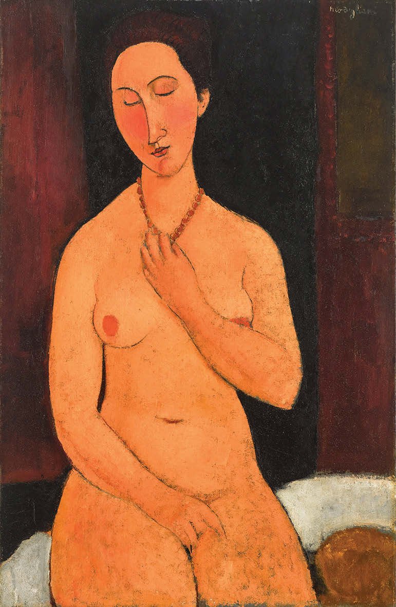 Nu assis au collier by Amedeo Modigliani