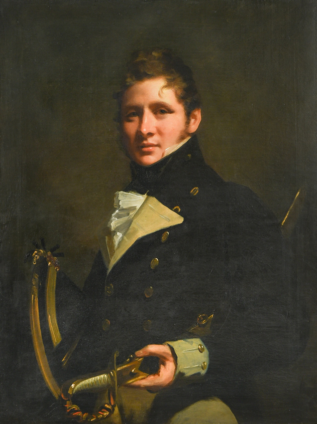 A portrait of a naval officer by Henry Raeburn