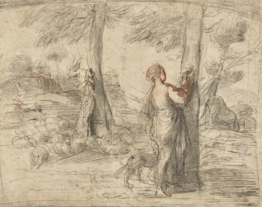 Pier Francesco Mola drawing