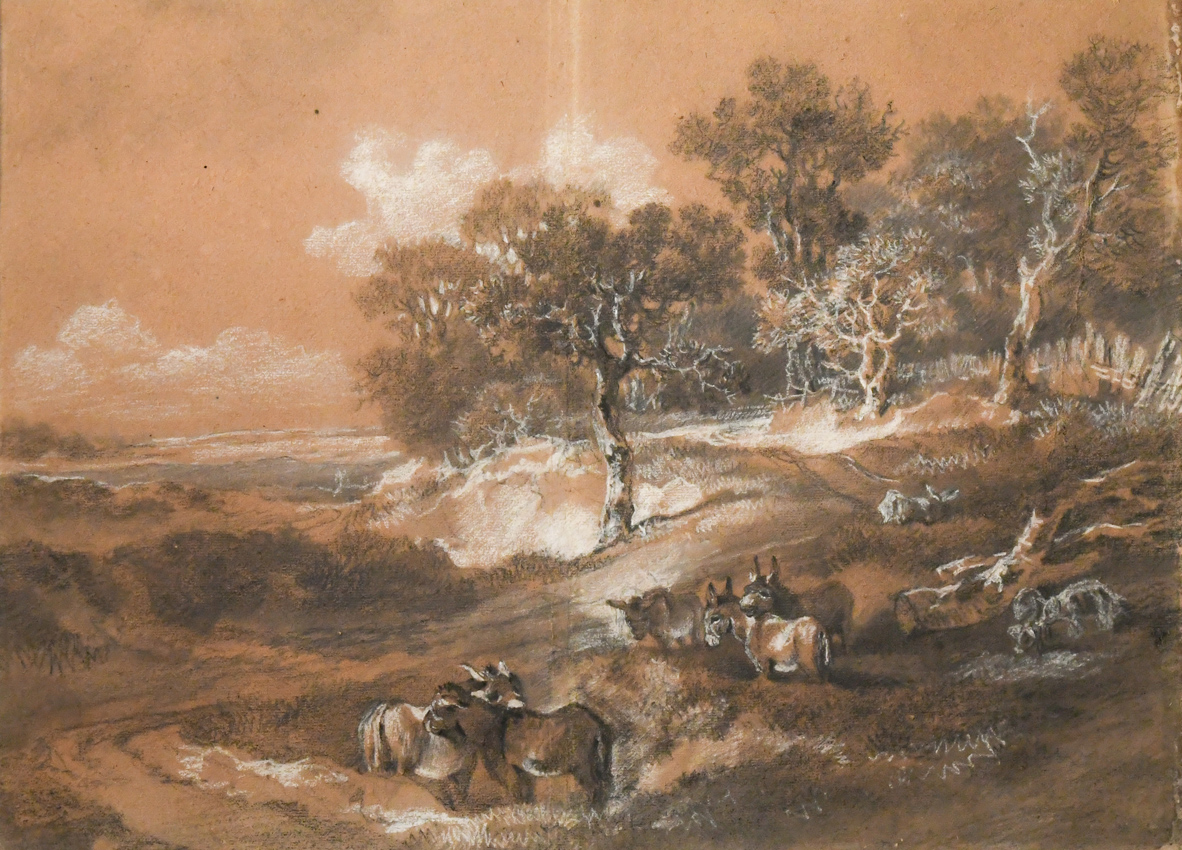 Thomas Gainsborough's landscape with donkeys