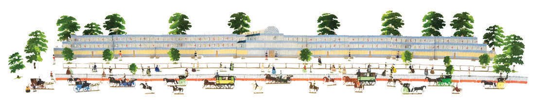 Model of the 1851 Great Exhibition building