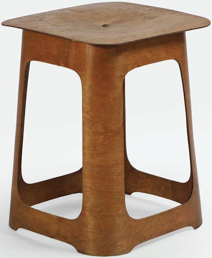 Stool made by Venesta for Isokon