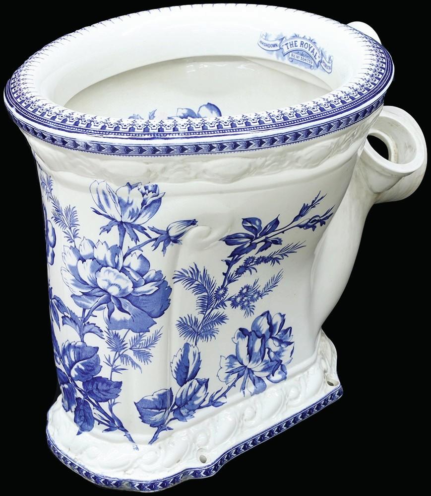 Victorian washdown pedestal toilet