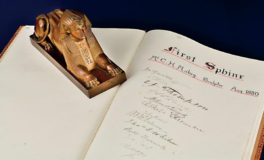 Maquette for George Vulliamy’s sphinx