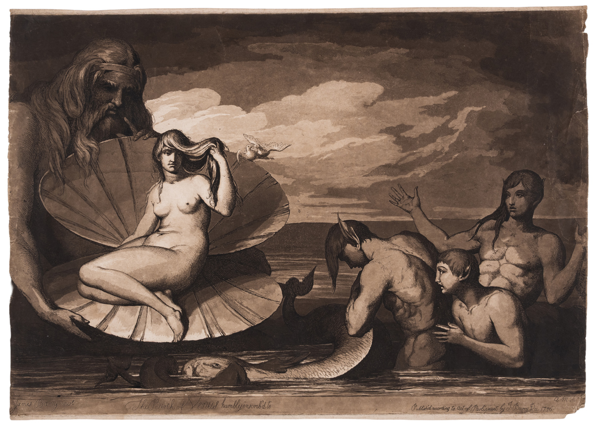 The Birth of Venus, a print by James Barry