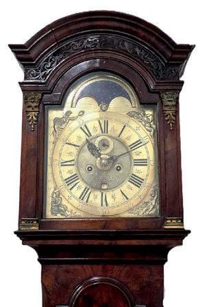 Dutch walnut longcase clock