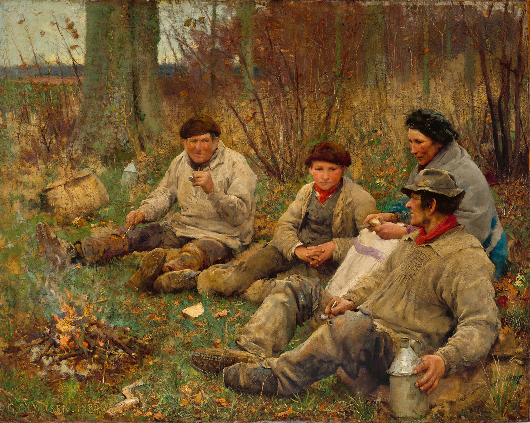 Labourers after Dinner by George Clausen