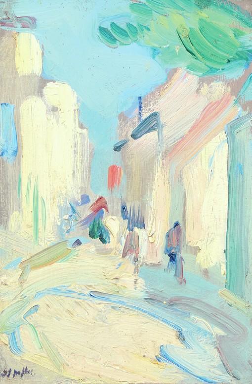 Street Scene, France by Samuel John Peploe