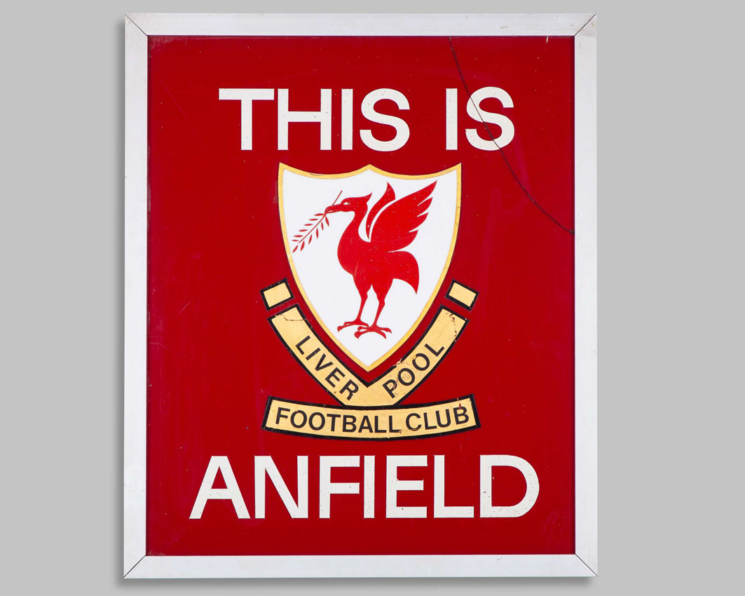 This is Anfield sign