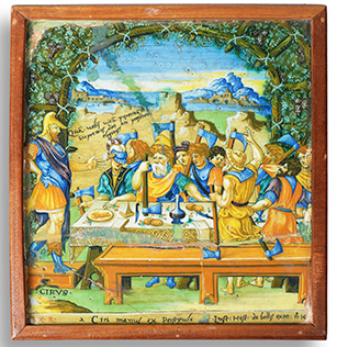Francesco Xanto Avelli plaque