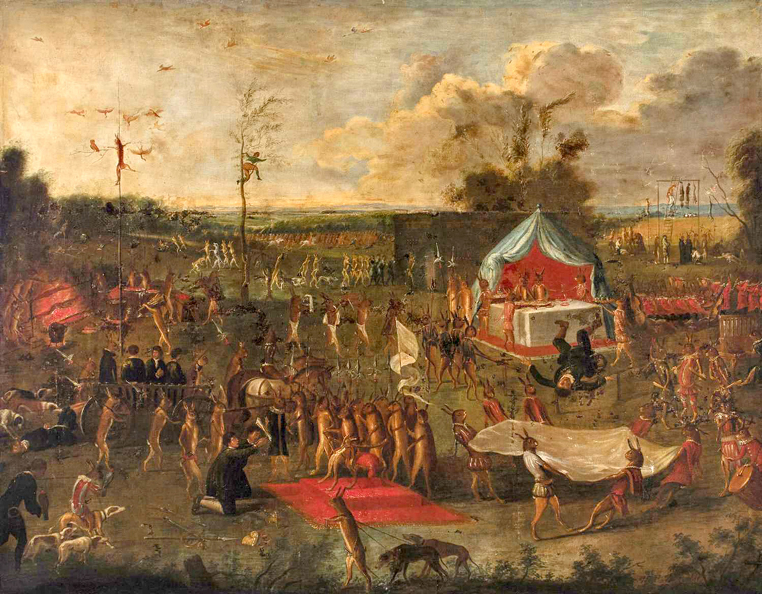 The Hares' Revenge painting