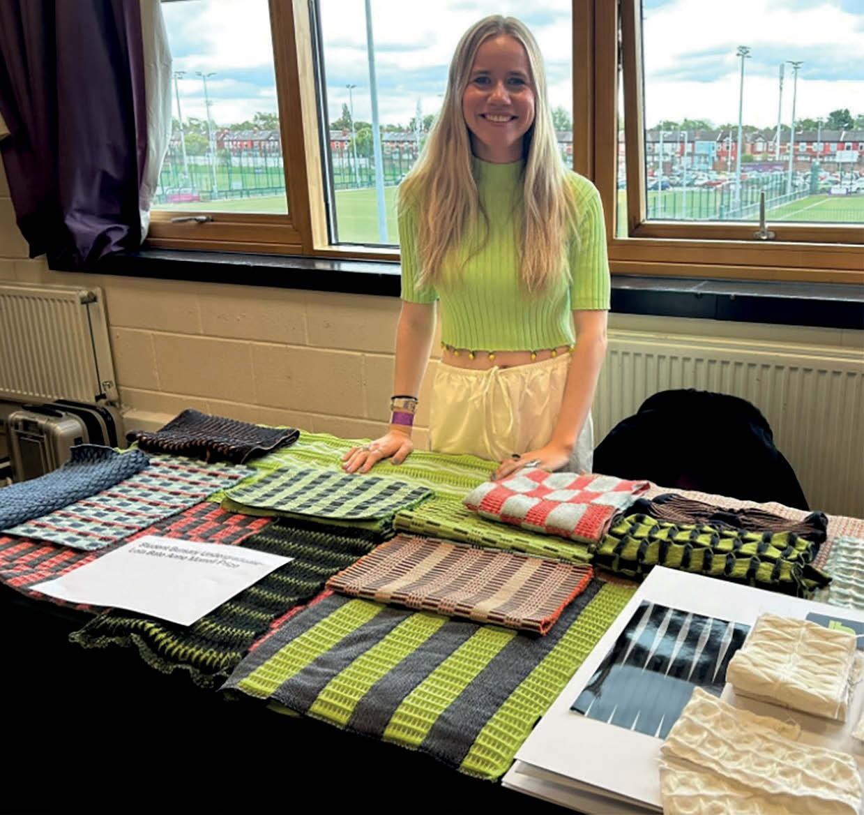Lola Bate pictured at the Textile Society’s fair in Manchester in June 2026
