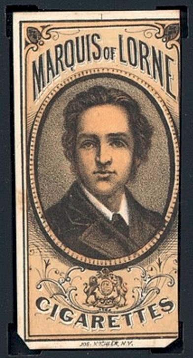 Marquis of Lorne cigarette card
