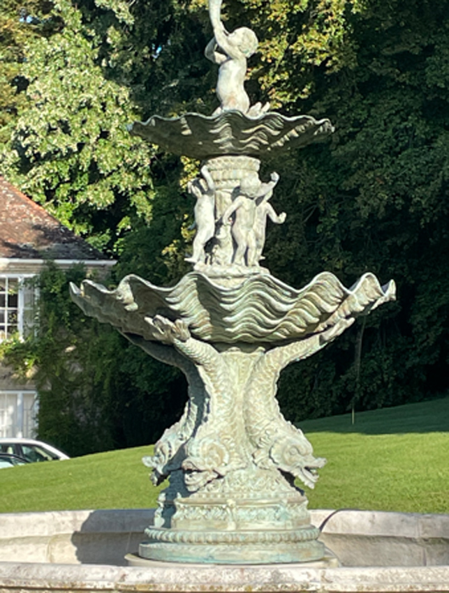 Bronze fountain