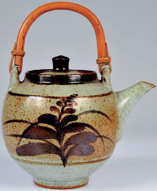 David Leach stoneware teapot